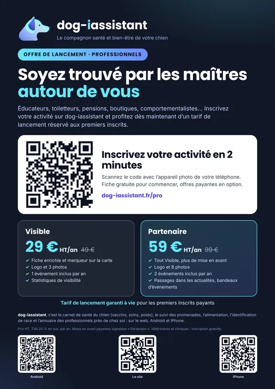 Tarif de lancement pour les pros : Visible dès 29 € HT/an