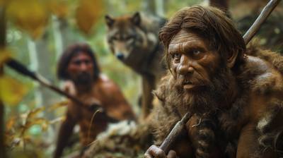 Il y a 14 400 ans, cinq personnes et un chien traversèrent une grotte obscure.
