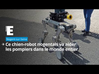 Chien-robot nogentais au service des pompiers