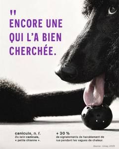 Une campagne qui a du chien pour dénoncer le harcèlement de rue
