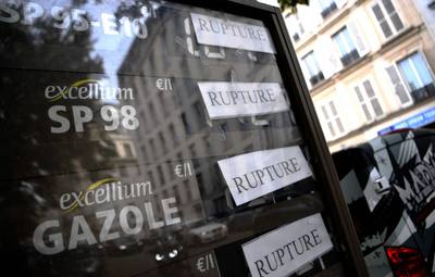 Blocage d'un dépôt pétrolier à Frontignan