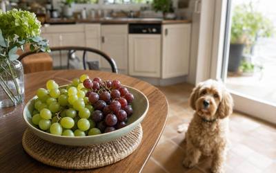 Danger du raisin pour les chiens