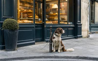 Chien attaché devant un commerce : une pratique sanctionnée par la loi