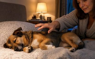 Morsures réflexes des chiens durant le sommeil