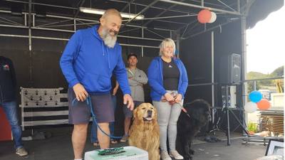 Spectacle de binômes maître-chien à Bréhec